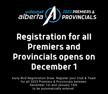 2023 Volleyball Alberta Premiers & Provincials Registration Guide