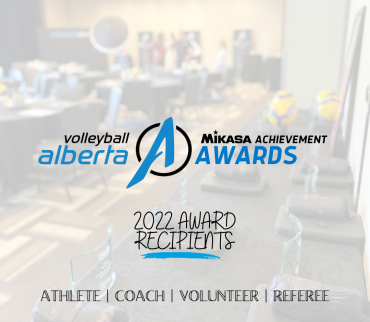2022 Volleyball Alberta Mikasa Achievement Award Recipients