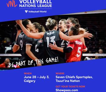VNL, Calgary – Your club can now be part of the game!