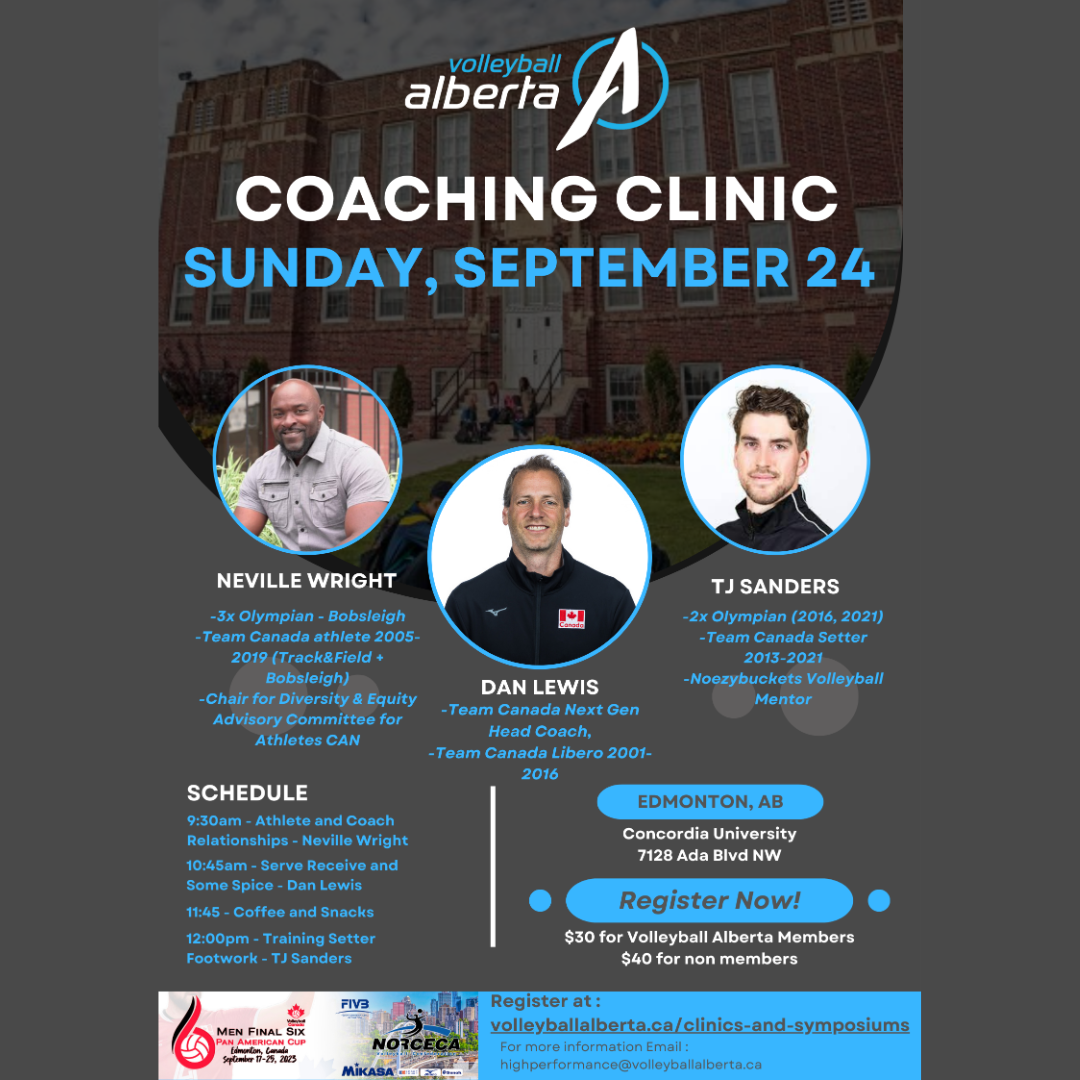 NORCECA Final 6 – Coaching Clinic – Sunday, September 24th